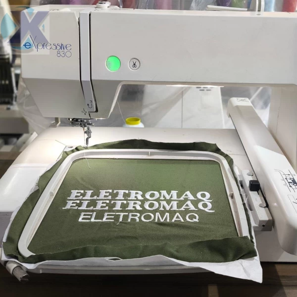 Maquina de Bordado Profissional Elna 830 Revisada + Coleção de Bordados