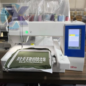 Maquina de Bordado Profissional Elna 830 Revisada + Coleção de Bordados