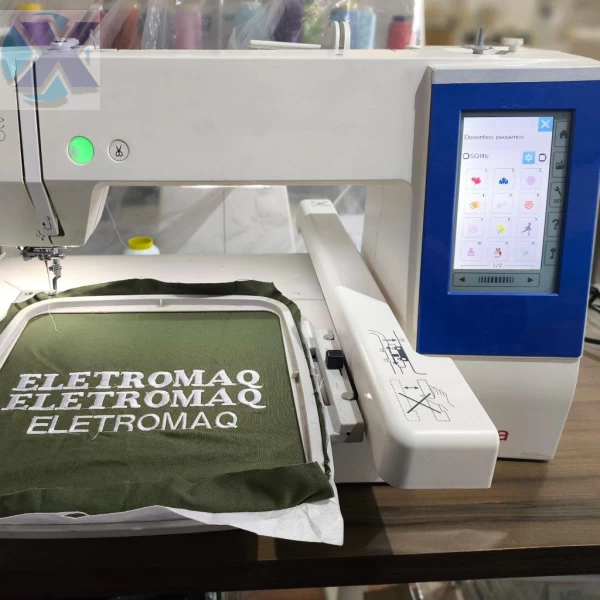 Maquina de Bordado Profissional Elna 830 Revisada + Coleção de Bordados