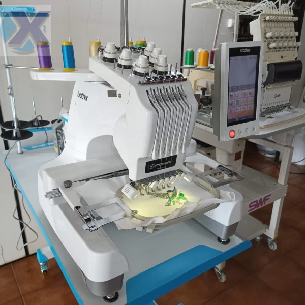 Maquina de Bordado Profissional 06 Agulhas Brother PR650 Revisada