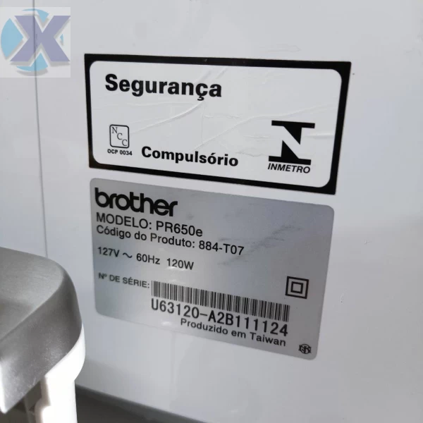 Maquina de Bordado Profissional 06 Agulhas Brother PR650 Revisada