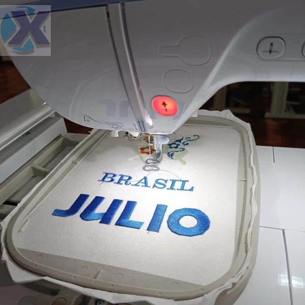 Maquina de Bordado Profissional Brother BP1530L Completa + Coleção Bordados