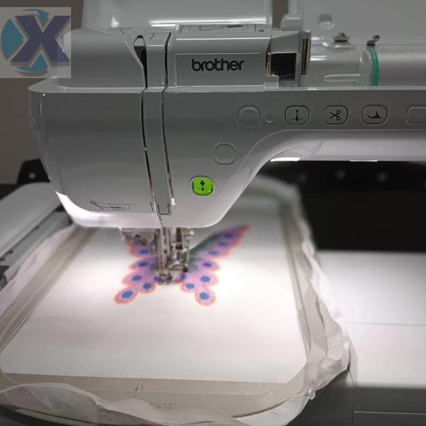 Maquina de Bordado Profissional Brother BP2150 Completa + Coleção de Bordado