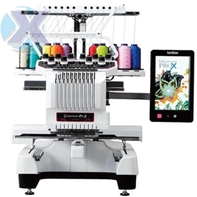 Maquina de Bordado Profissional Brother 10 Agulhas PR1055X + Coleção de Bordados