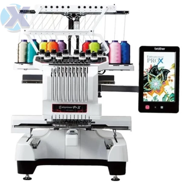 Maquina de Bordado Profissional Brother 10 Agulhas PR1055X + Coleção de Bordados