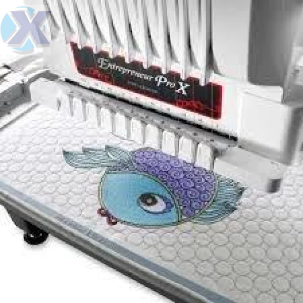 Maquina de Bordado Profissional Brother 10 Agulhas PR1055X + Coleção de Bordados