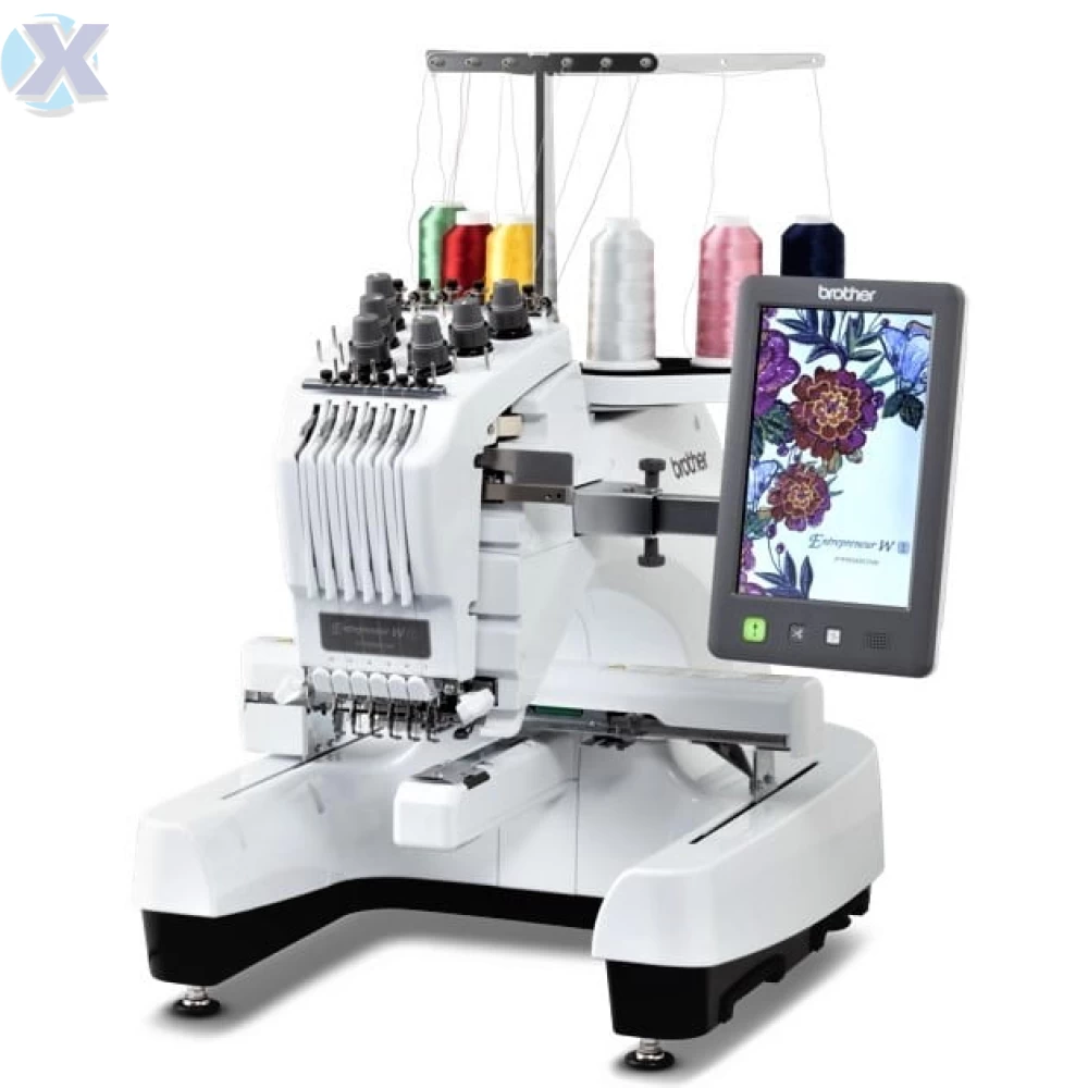 Maquina de Bordado Profissional Brother 06 Agulhas PR680W + Kit Boné