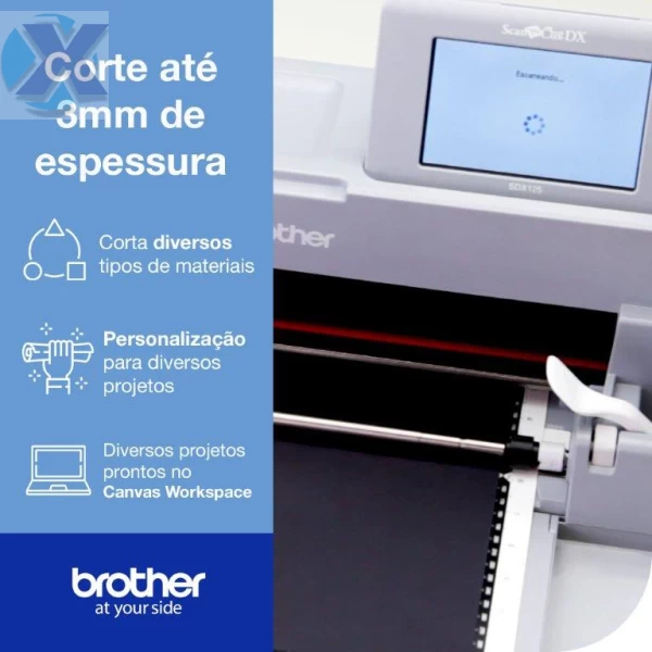 Plotter de Recorte Scan Cut Brother SDX-125