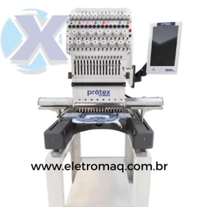 Maquina de Bordado Industrial 15 Agulhas Completa + Kit Boné