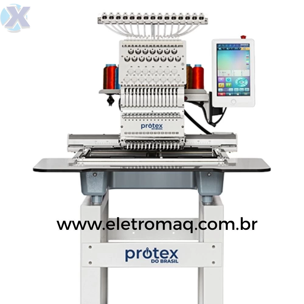 Maquina de Bordado Industrial 15 Agulhas Completa + Kit Boné