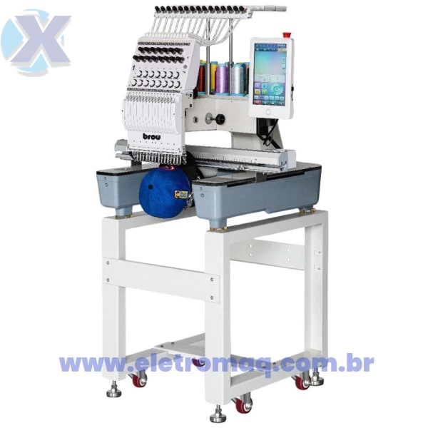 Maquina de Bordado Industrial 15 Agulhas Completa + Kit Boné