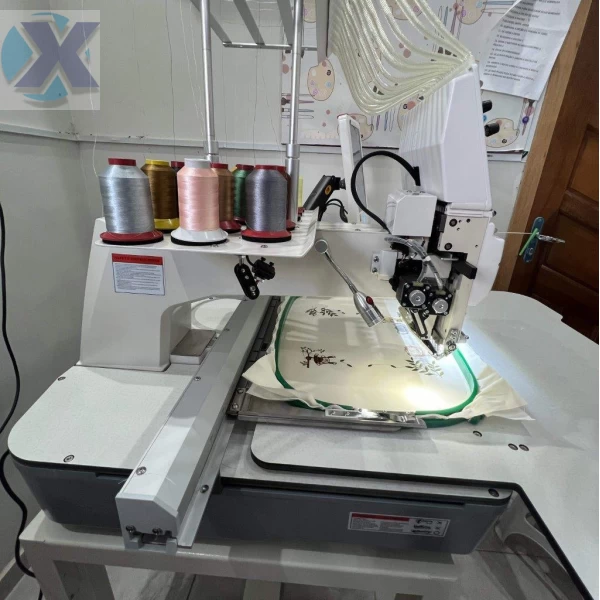 Maquina de Bordado Industrial 15 Agulhas Completa + Kit Boné