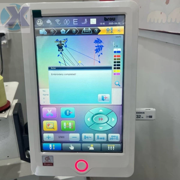 Maquina de Bordado Industrial 15 Agulhas Completa + Kit Boné