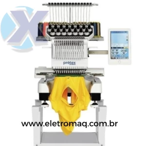 Maquina de Bordado Industrial 15 Agulhas Completa + Kit Boné