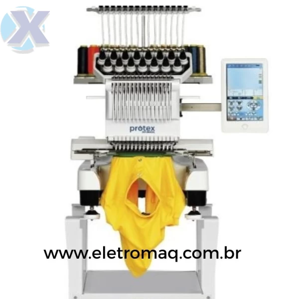 Maquina de Bordado Industrial 15 Agulhas Completa + Kit Boné