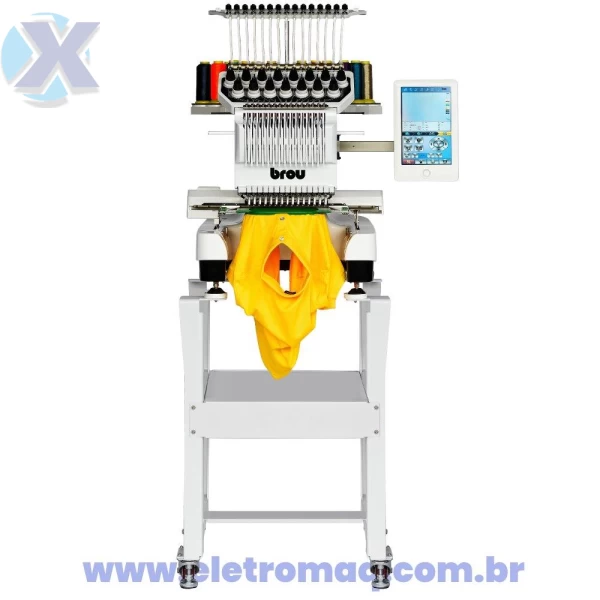 Maquina de Bordado Industrial 15 Agulhas Completa + Kit Boné