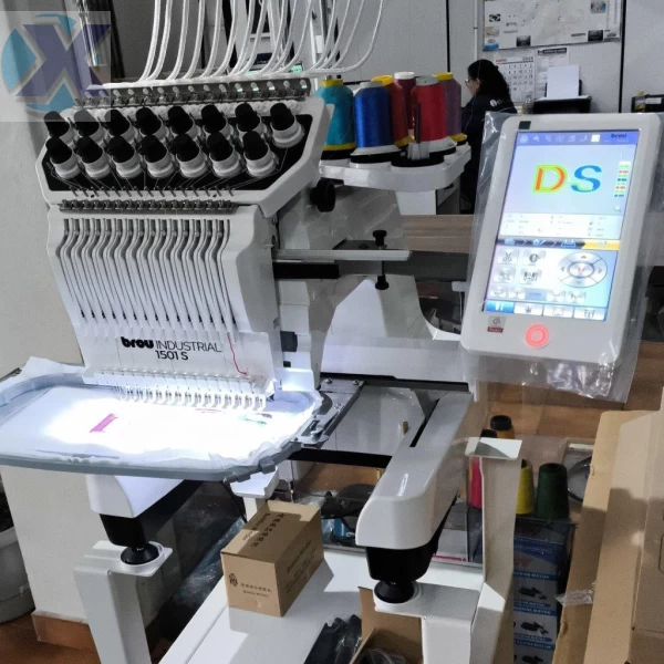 Maquina de Bordado Industrial 15 Agulhas Completa + Kit Boné