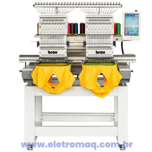 Bordadeira Industrial 15ag 02 Cabeças + Kit Boné