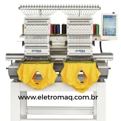 Bordadeira Industrial 15ag 02 Cabeças + Kit Boné