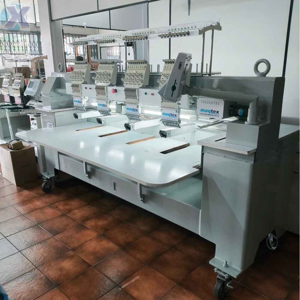 Maquina de Bordado Industrial Cilíndrica 04 Cabeças Revisada