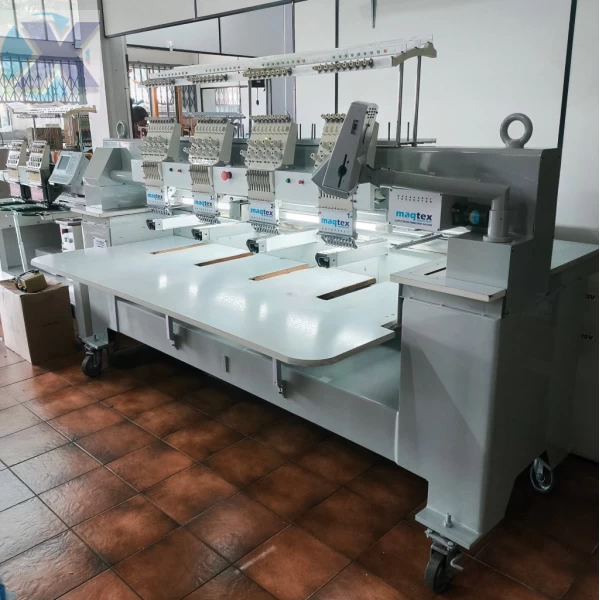Maquina de Bordado Industrial Cilíndrica 04 Cabeças Revisada