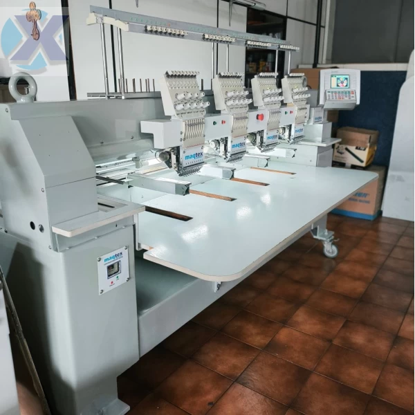 Maquina de Bordado Industrial Cilíndrica 04 Cabeças Revisada