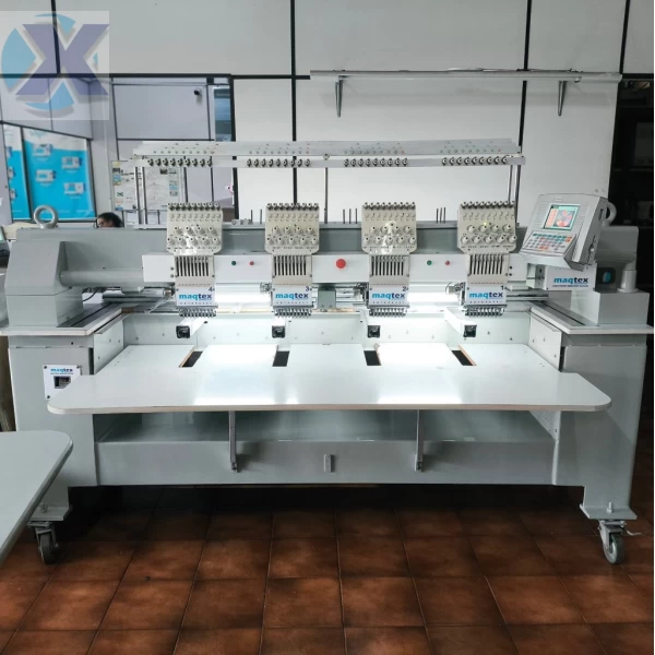 Maquina de Bordado Industrial Cilíndrica 04 Cabeças Revisada