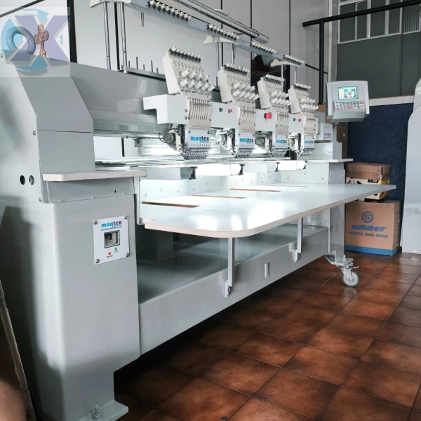 Maquina de Bordado Industrial Cilíndrica 04 Cabeças Revisada