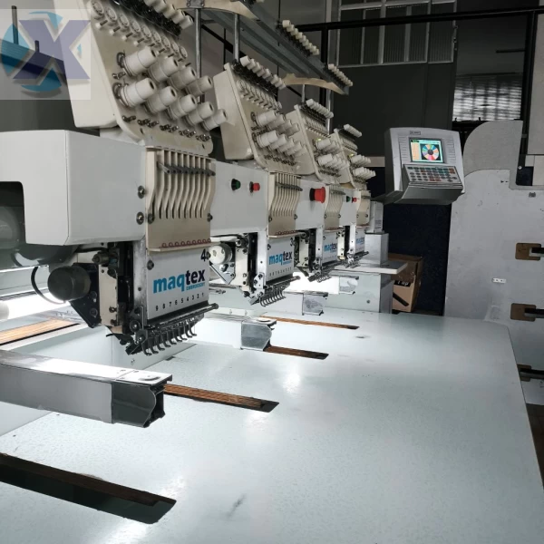 Maquina de Bordado Industrial Cilíndrica 04 Cabeças Revisada