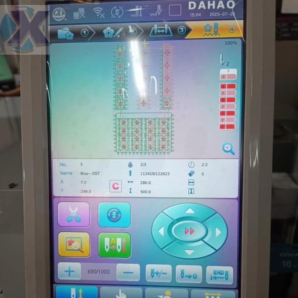 Maquina de Bordado Industrial 15 Agulhas + Kit Boné Completa