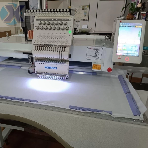 Maquina de Bordado Industrial 15 Agulhas + Kit Boné Completa