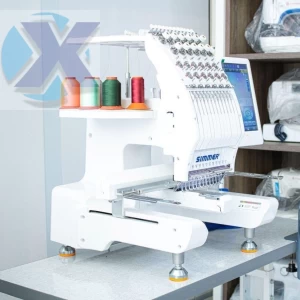 Maquina de Bordado Industrial 12 Agulhas Compacta + Kit Boné