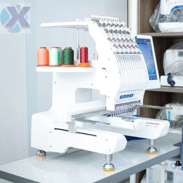 Maquina de Bordado Industrial 12 Agulhas Compacta + Kit Boné