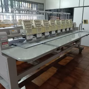 Bordadeira 08 Cabeças 09 Agulhas Plana Swf 