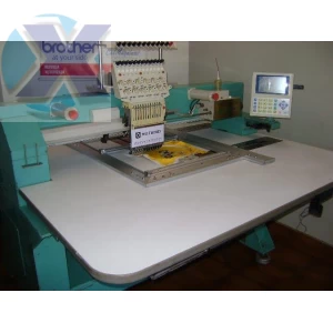 Maquina de Bordado Industrial 12 Agulhas Área 700 x 500m + Coleção de Bordados