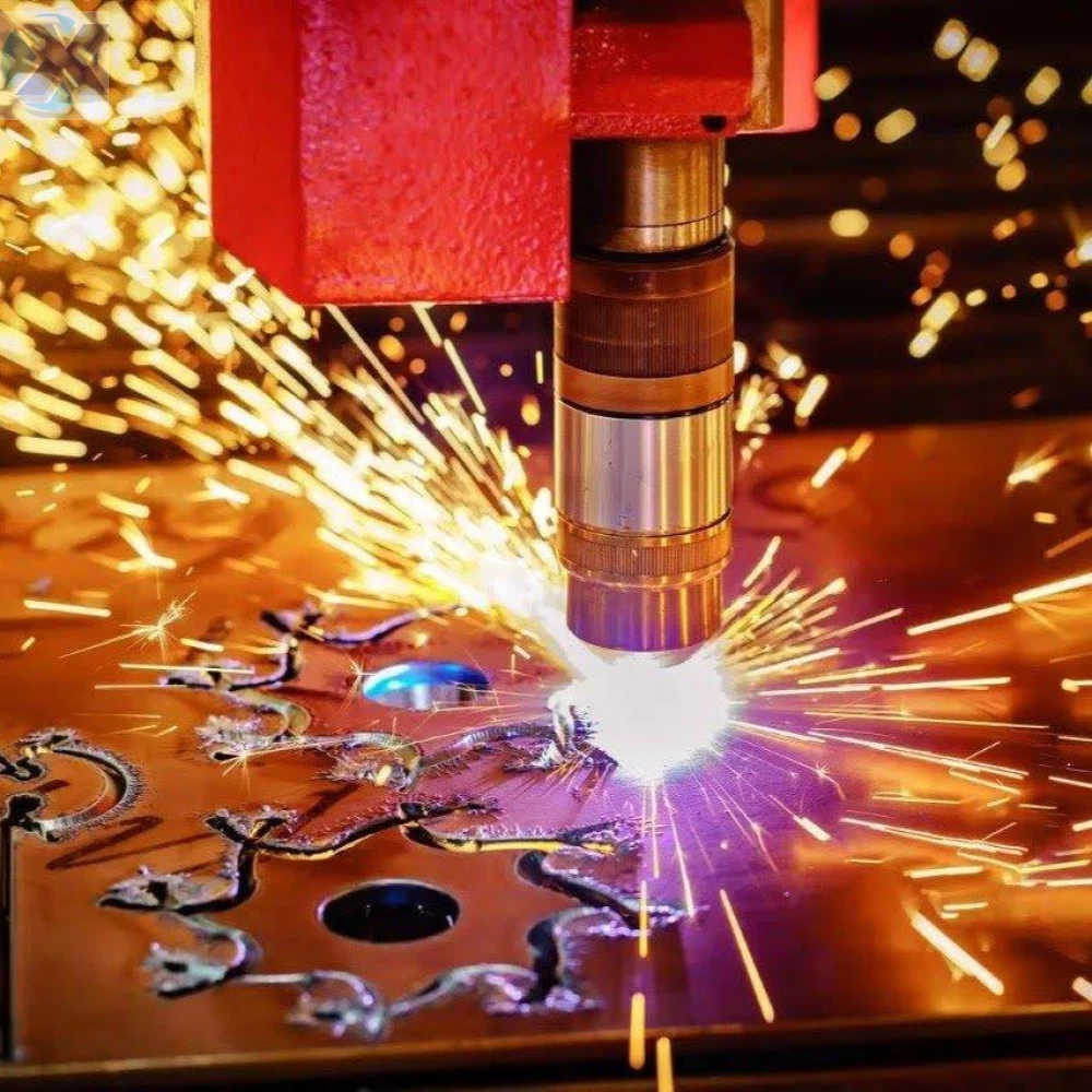 Mesa de Corte Industrial Tipo CNC Para Fonte Plasma Área de 3000x1500mm