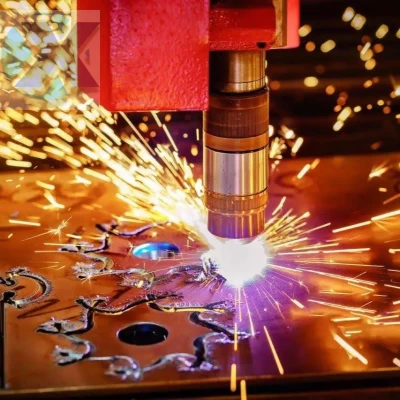 Mesa de Corte Industrial Tipo CNC Para Fonte Plasma Área de 3000x1500mm