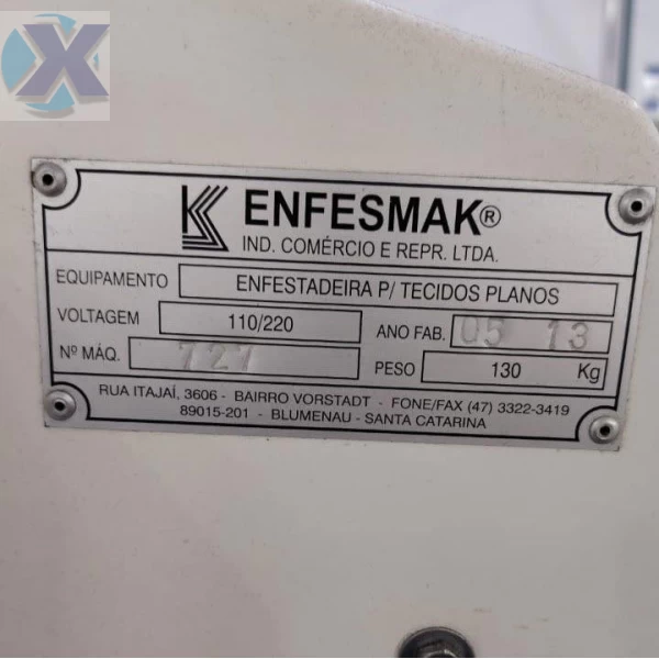 Maquina Enfestadeira Industrial Semi Automática Enfesmak Revisada