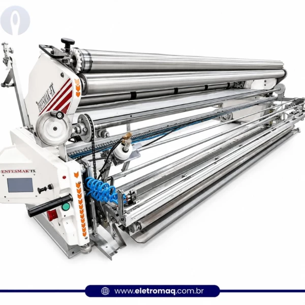 Enfestadeira Industrial Semi Automática Enfesmak p/ Tecidos Planos