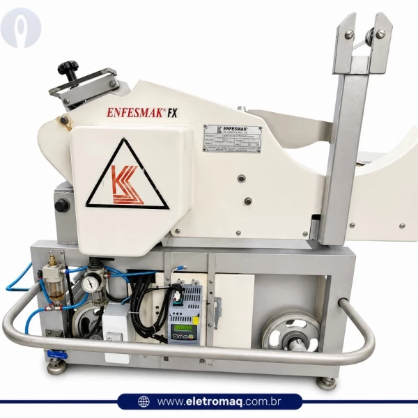 Enfestadeira Industrial Semi Automática Enfesmak p/ Tecidos Planos