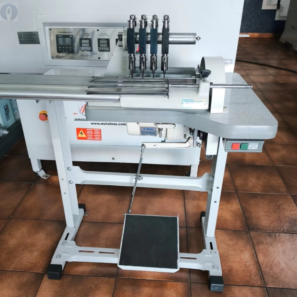 Maquina Para Cortar Viés 4 Facas Industrial Multifacas Jandt - Revisada