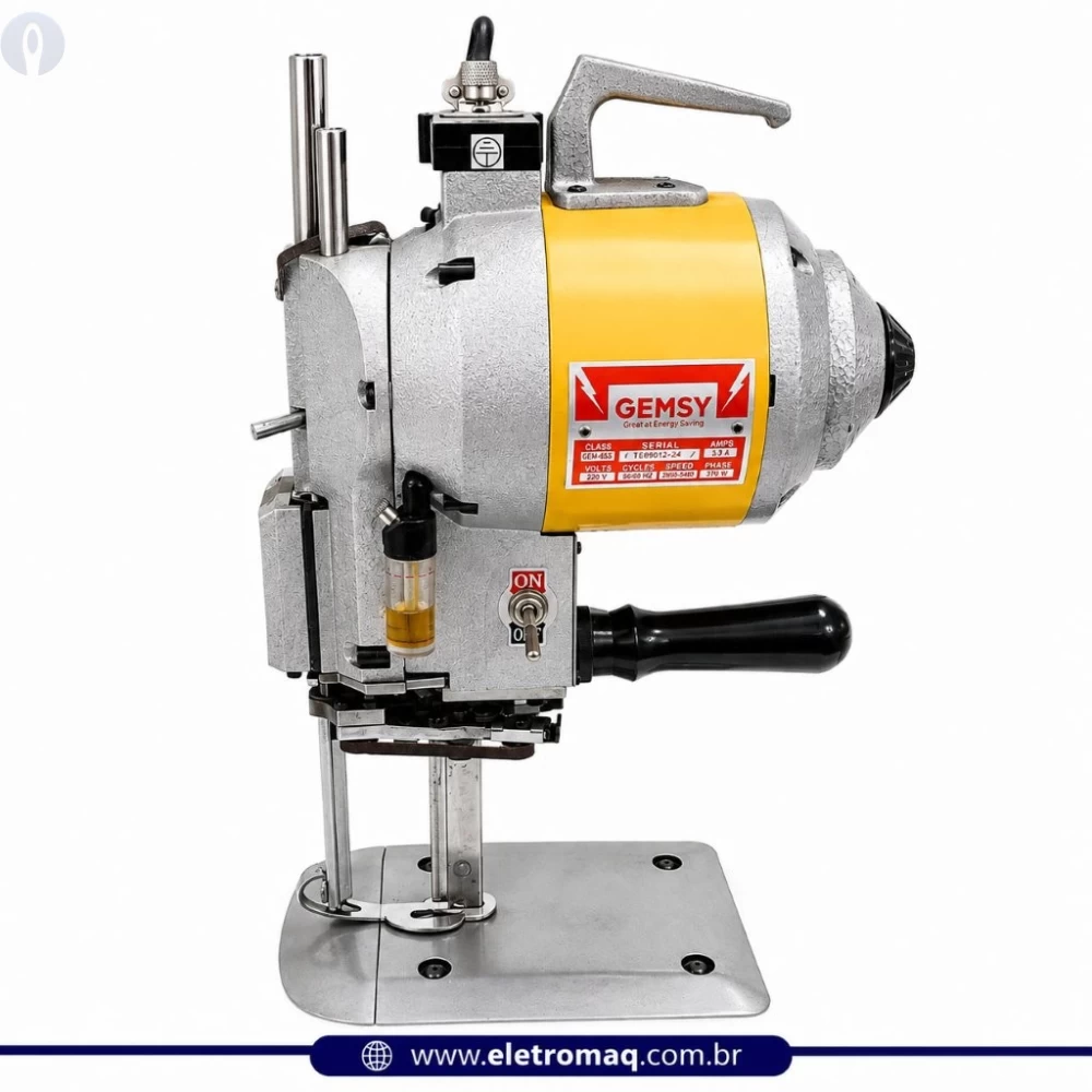 Máquina de Corte de Tecidos Marca Gemsy Modelo GEM85-5 220V Revisada