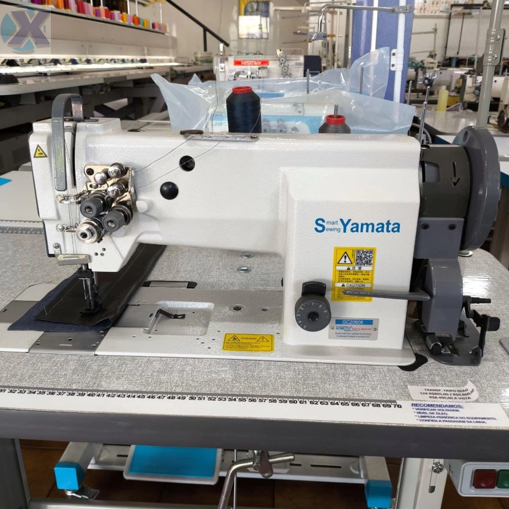 Maquina Reta Transporte Triplo 02 Agulhas Convencional 