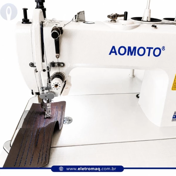 Maquina Costura Reta Transporte Duplo Eletrônica Aomoto GC-5318-D4