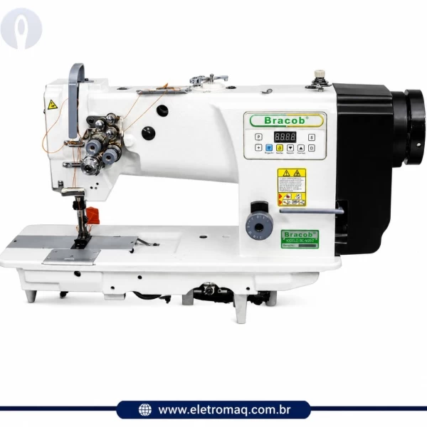 Maquina Pesponto Transporte Triplo 2ag Bracob BC4420-AT Motor Direct Driver
