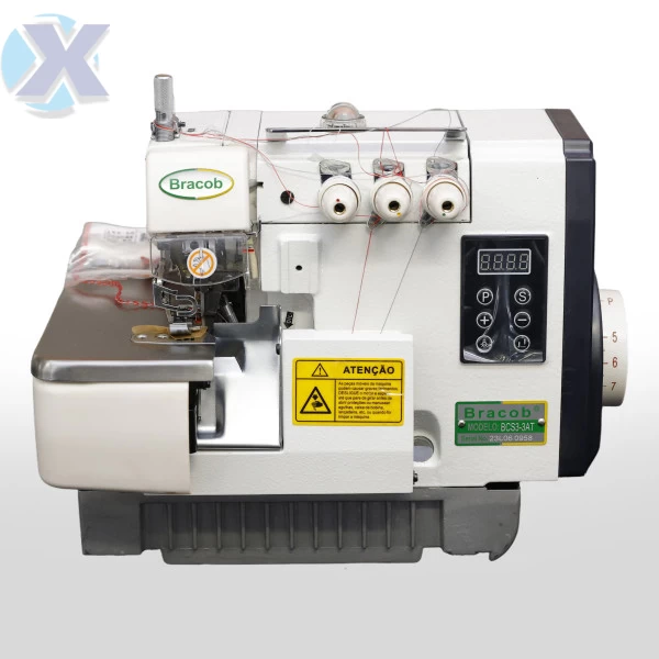 Overlock Ind Direct Drive 03 Fios Bracob Modelo BC-S3-3-AT