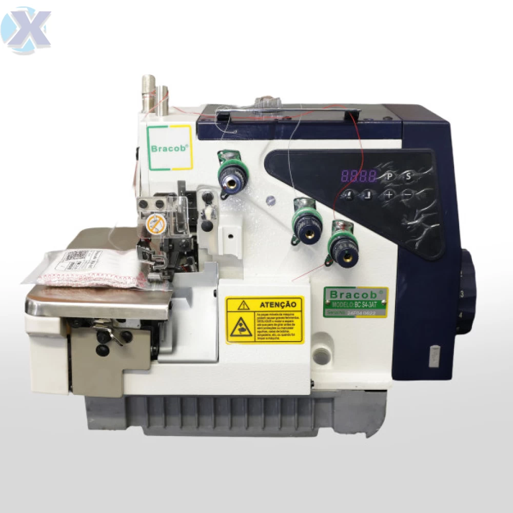 Overlock Ind Direct Drive 03 Fios Bracob Modelo BC-S4-3-AT