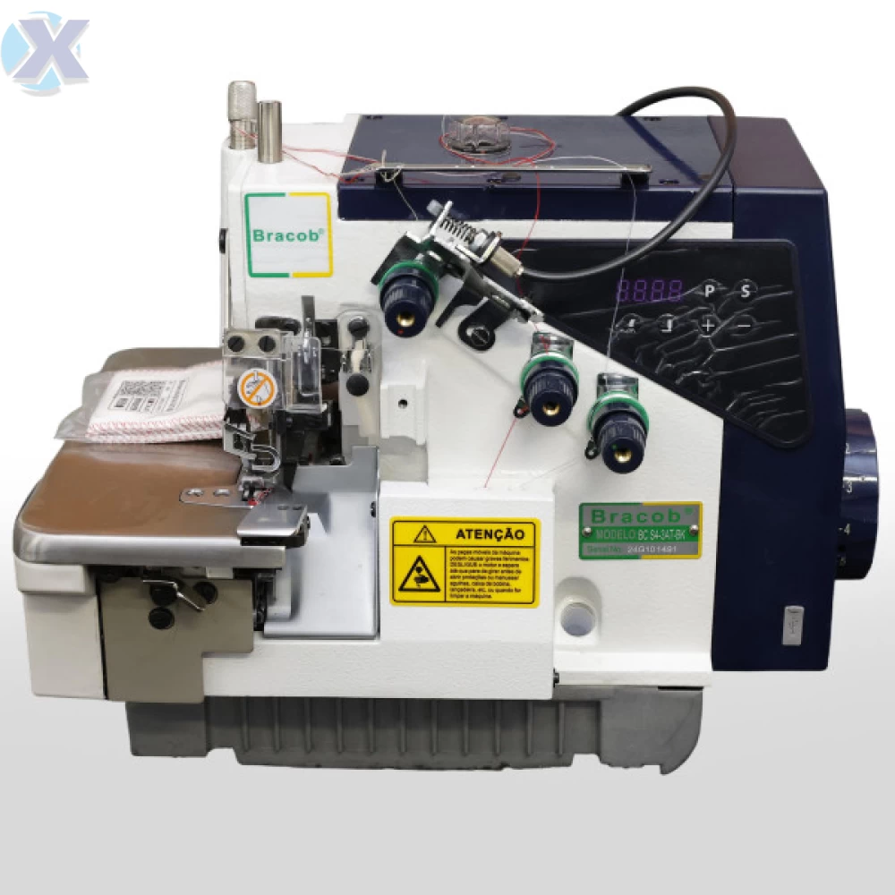 Overlock Bracob /C embutidor de correntinha BK