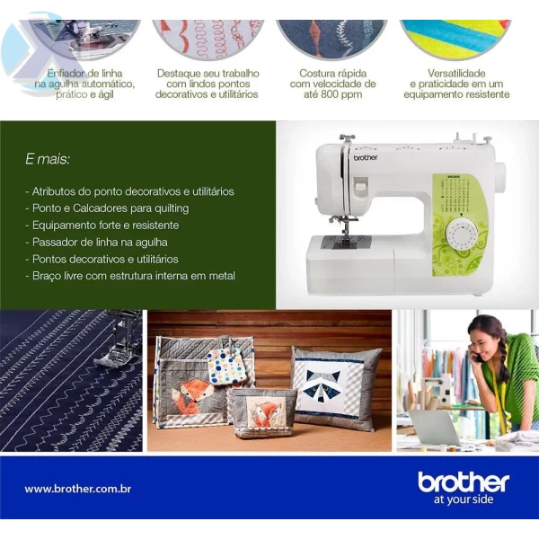 Maquina de Costura Doméstica Brother BM-2800