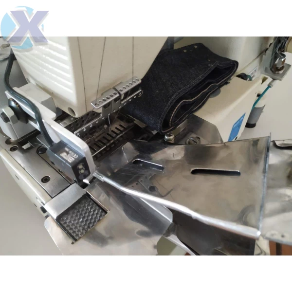 Maquina de Cos Industrial Eletrônica 12 Agulhas c/ Guilhotina e Falha Ponto